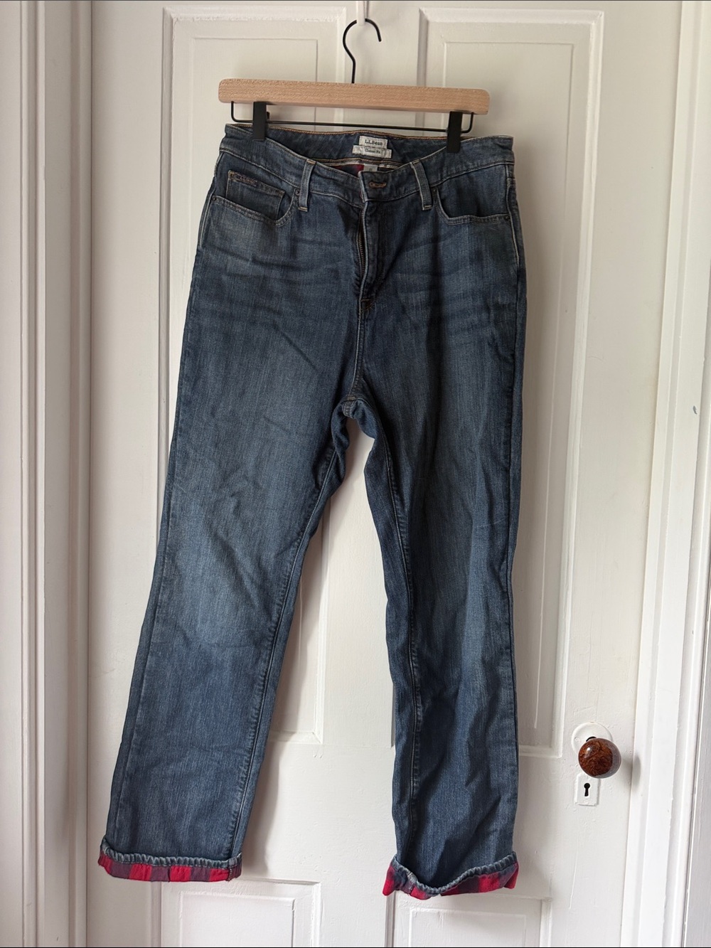 LL Bean Fleece Lined Jeans